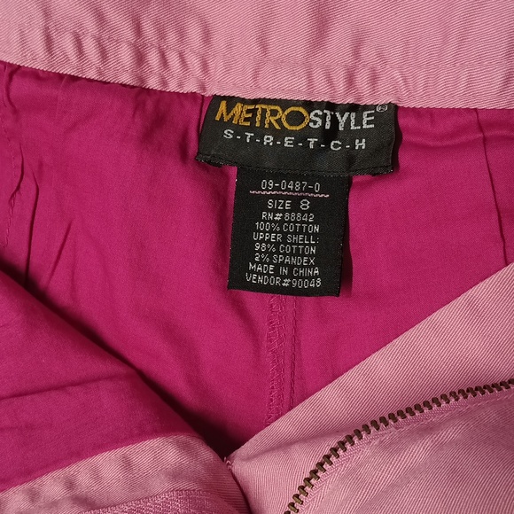 Metro style skits| Women's casual summer pink/ ruffle layer scallop skirt size 8 - Picture 5 of 10